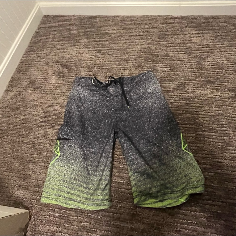 Black and green Hurley board shirts